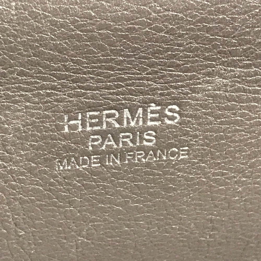 HERMES ツールボックス 26 ツールボックス26 カバン 斜め掛け 肩掛け 2WAYバッグ ハンドバッグ ショルダーバッグ レザー ユニセックス エタン グレー
