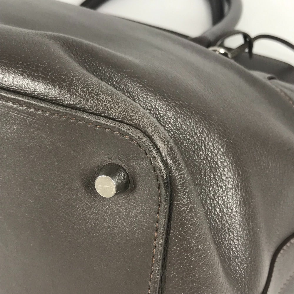 HERMES ツールボックス 26 ツールボックス26 カバン 斜め掛け 肩掛け 2WAYバッグ ハンドバッグ ショルダーバッグ レザー ユニセックス エタン グレー