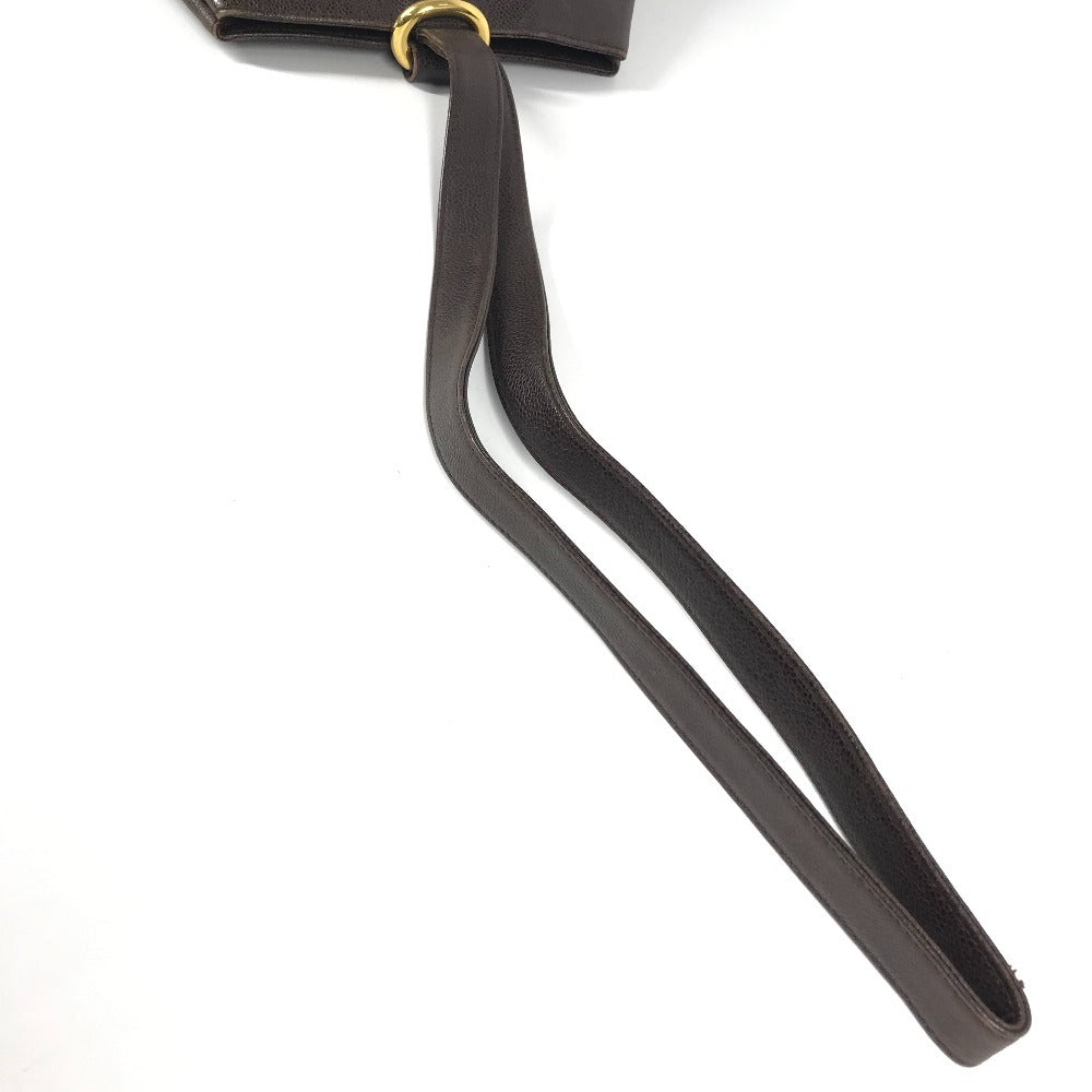 CHANEL ヴィンテージ CC ココマーク ロゴ カバン 肩掛け ワンショルダーバッグ ショルダーバッグ キャビアスキン レディース ブルー