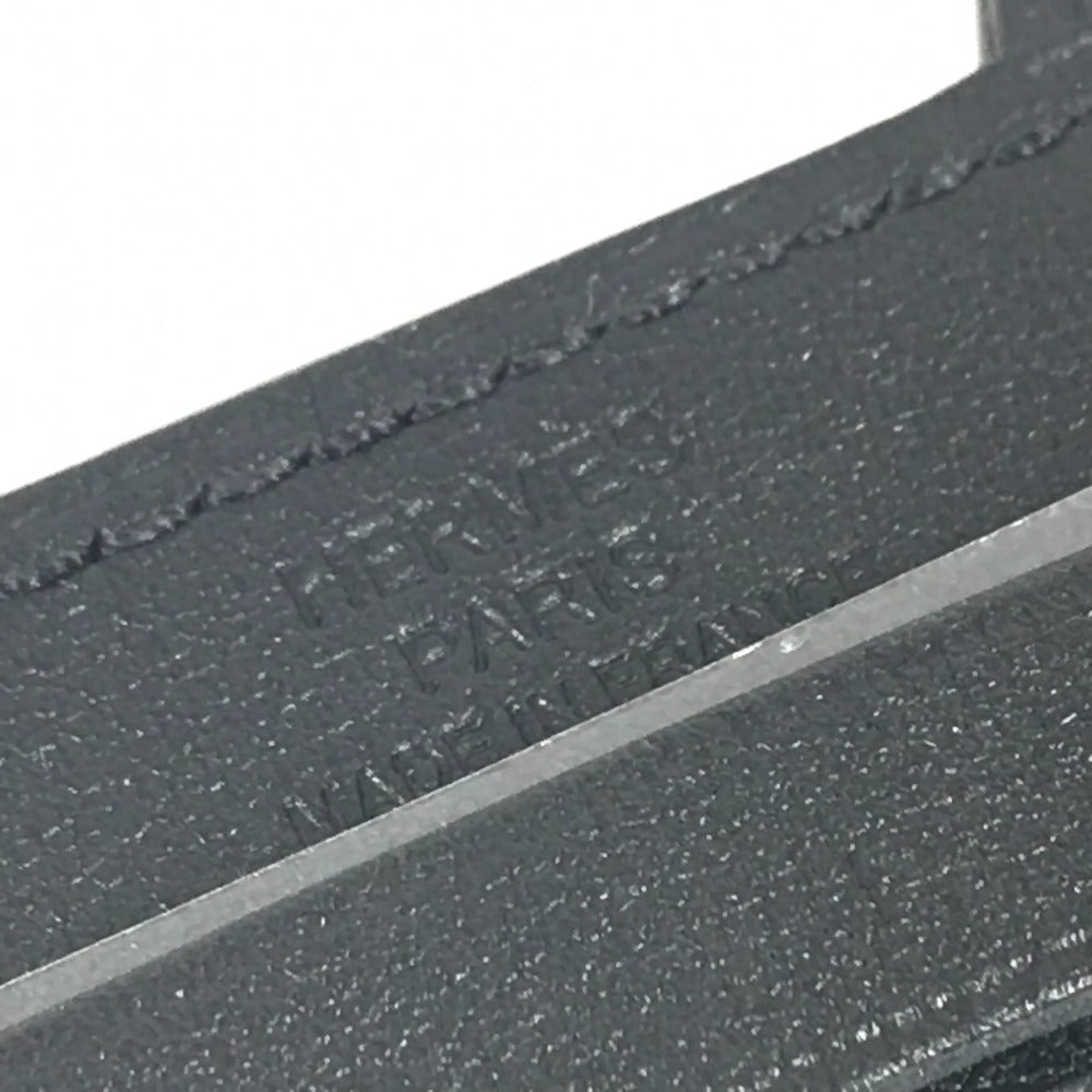 HERMES シティパス シャーク 鮫 名刺入れ パスケース カードケース レザー ユニセックス ブラック