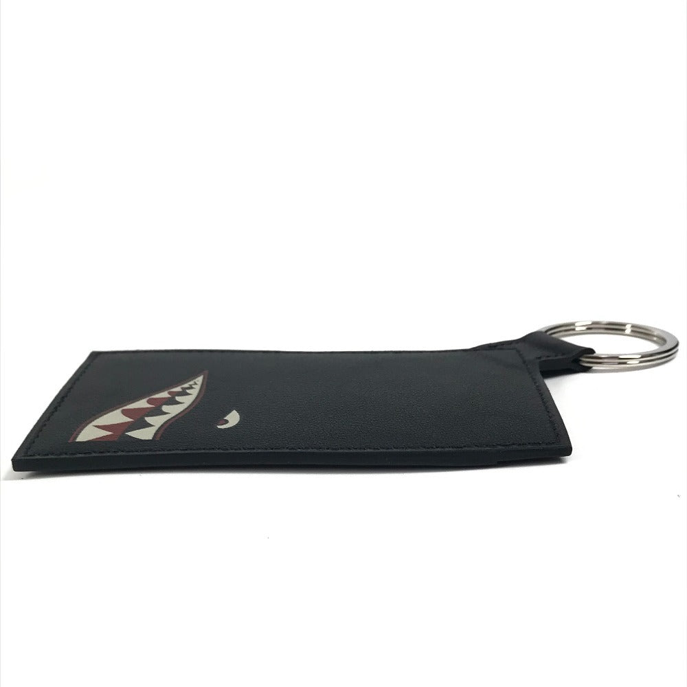 HERMES シティパス シャーク 鮫 名刺入れ パスケース カードケース レザー ユニセックス ブラック