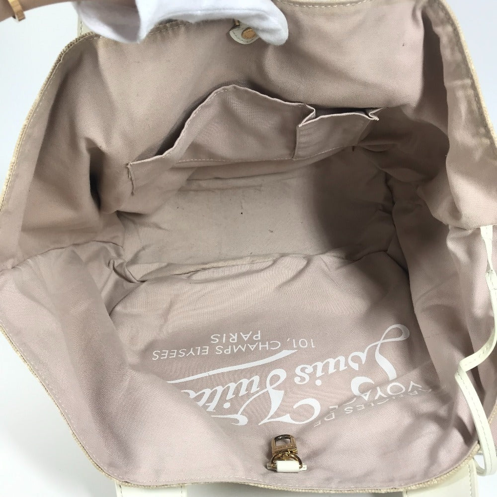 LOUIS VUITTON M95986 モノグラムビーチライン カバイパネマGM ポーチ付き カバン ショルダーバッグ 肩掛け トートバッグ レザー/キャンバス レディース ベージュ