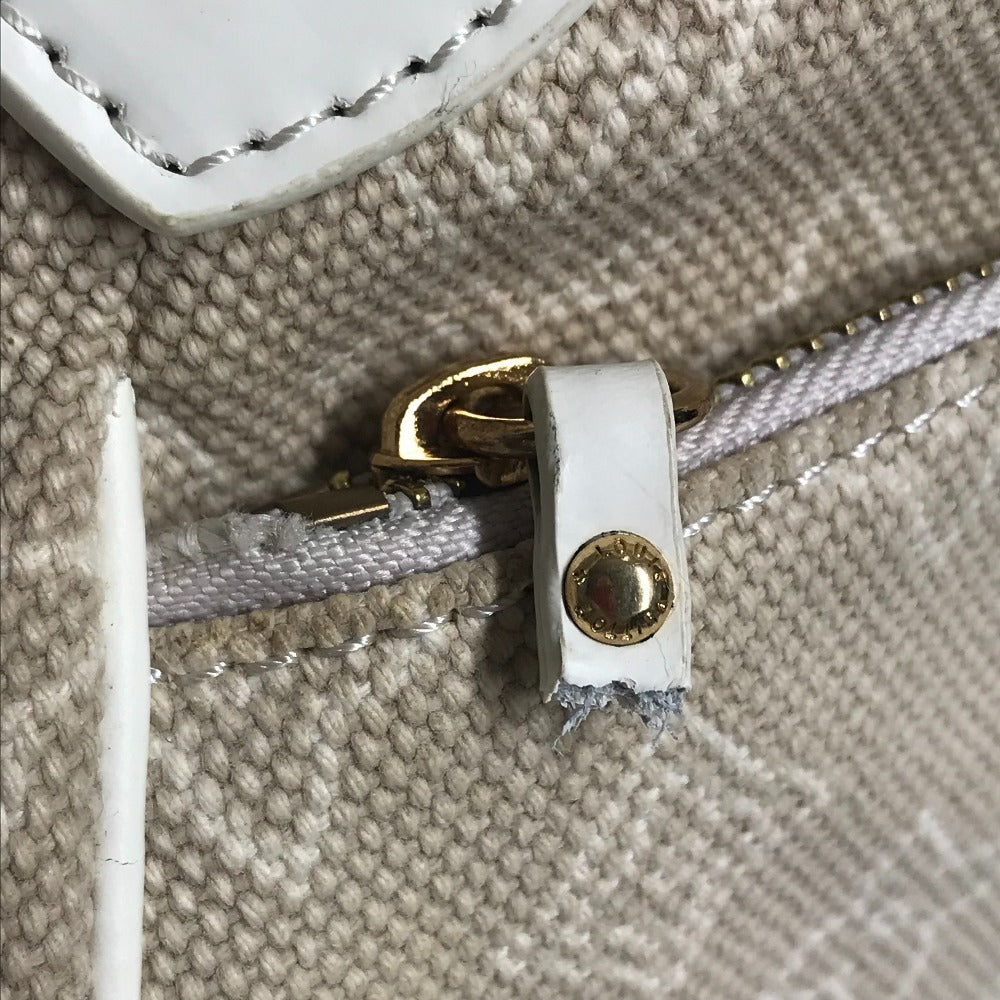 LOUIS VUITTON M95986 モノグラムビーチライン カバイパネマGM ポーチ付き カバン ショルダーバッグ 肩掛け トートバッグ レザー/キャンバス レディース ベージュ