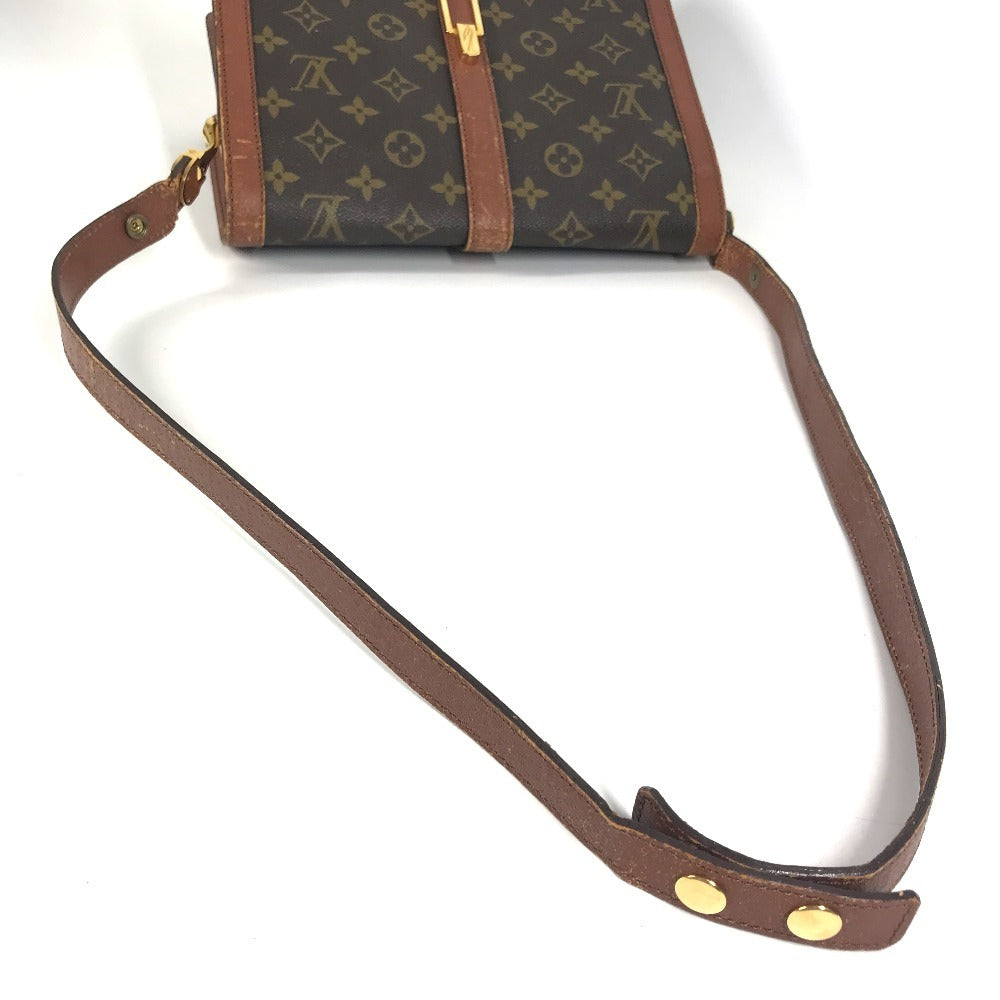 LOUIS VUITTON M51412 モノグラム ロンポアン　 カバン ポシェット フラップ ヴィンテージ ショルダーバッグ モノグラムキャンバス ユニセックス ブラウン