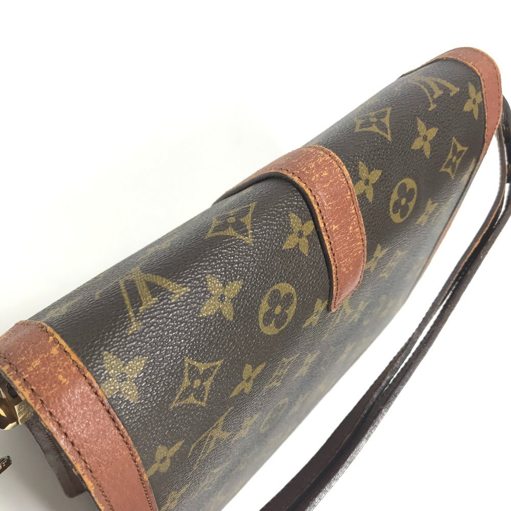 LOUIS VUITTON M51412 モノグラム ロンポアン　 カバン ポシェット フラップ ヴィンテージ ショルダーバッグ モノグラムキャンバス ユニセックス ブラウン