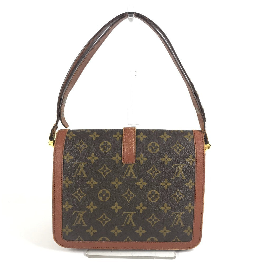 LOUIS VUITTON M51412 モノグラム ロンポアン　 カバン ポシェット フラップ ヴィンテージ ショルダーバッグ モノグラムキャンバス ユニセックス ブラウン
