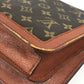 LOUIS VUITTON M51412 モノグラム ロンポアン　 カバン ポシェット フラップ ヴィンテージ ショルダーバッグ モノグラムキャンバス ユニセックス ブラウン