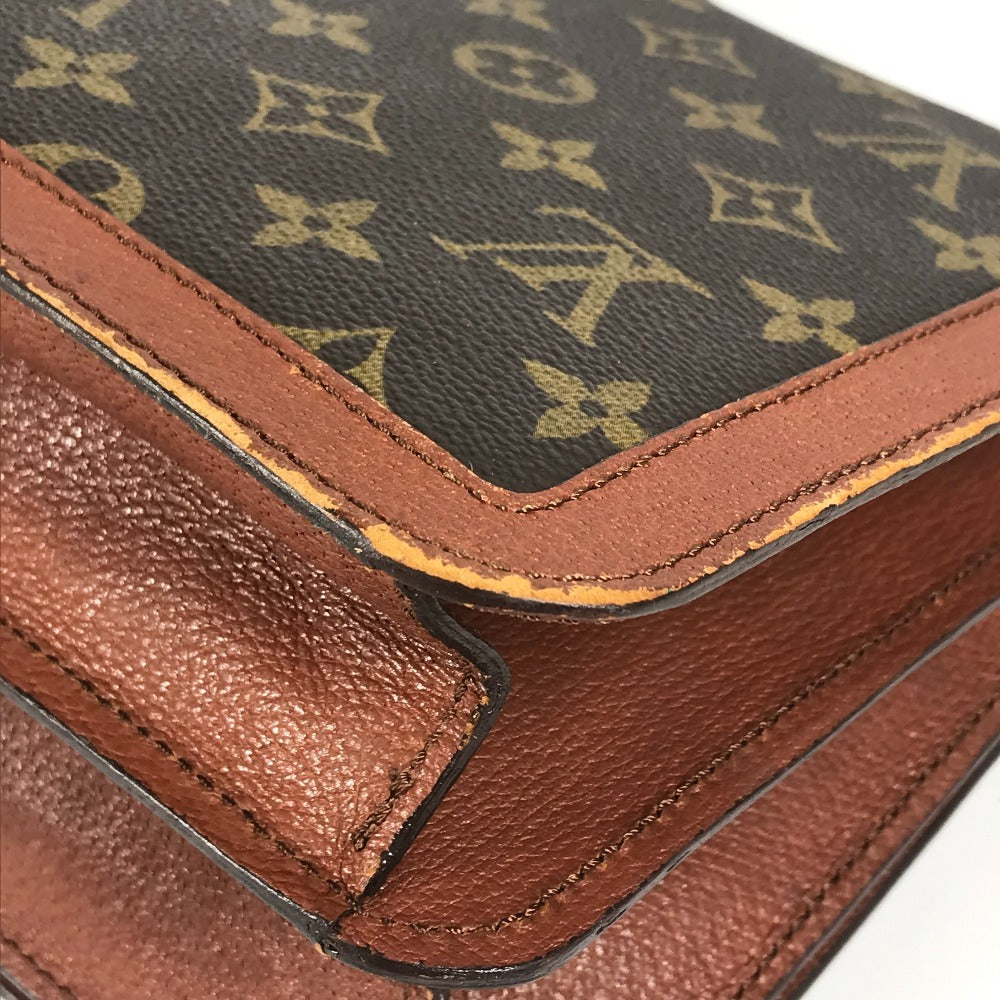 LOUIS VUITTON M51412 モノグラム ロンポアン　 カバン ポシェット フラップ ヴィンテージ ショルダーバッグ モノグラムキャンバス ユニセックス ブラウン