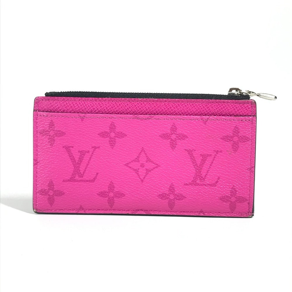 LOUIS VUITTON M30777 タイガラマ コインカードホルダー フラグメントケース 財布 小銭入れ コインケース タイガレザー ユニセックス ピンク