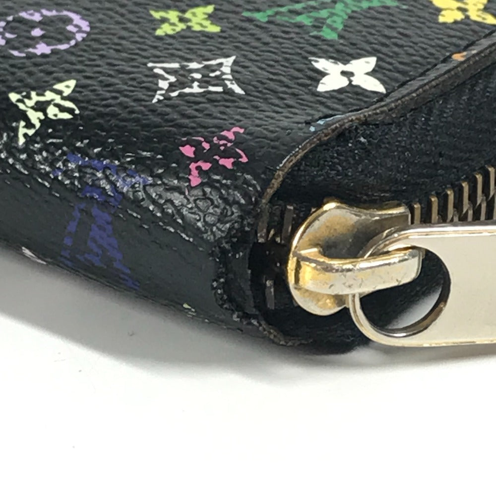 LOUIS VUITTON M60050 モノグラムマルチカラー ジッピーウォレット 2つ折り ロングウォレット 長財布 モノグラムマルチカラーキャンバス ユニセックス ノワール ブラック
