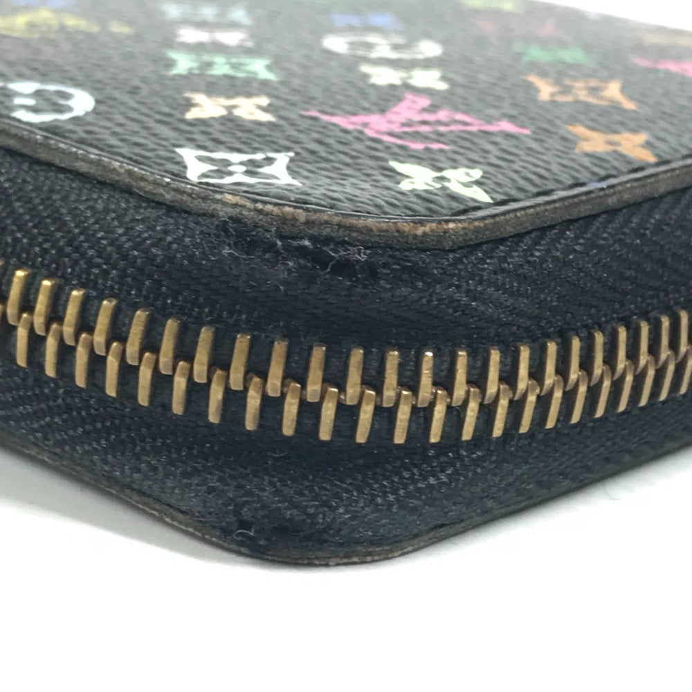 LOUIS VUITTON M60050 モノグラムマルチカラー ジッピーウォレット 2つ折り ロングウォレット 長財布 モノグラムマルチカラーキャンバス ユニセックス ノワール ブラック