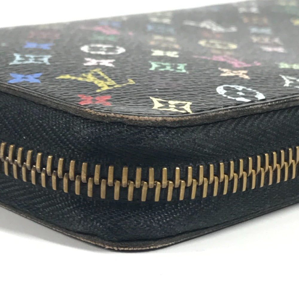 LOUIS VUITTON M60050 モノグラムマルチカラー ジッピーウォレット 2つ折り ロングウォレット 長財布 モノグラムマルチカラーキャンバス ユニセックス ノワール ブラック