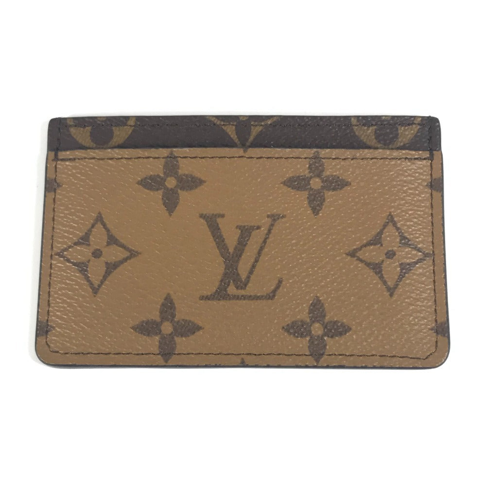 LOUIS VUITTON M69161 モノグラムリバース ポルト カルト･サーンプル 名刺入れ パスケース カードケース モノグラムリバースキャンバス ユニセックス ブラウン