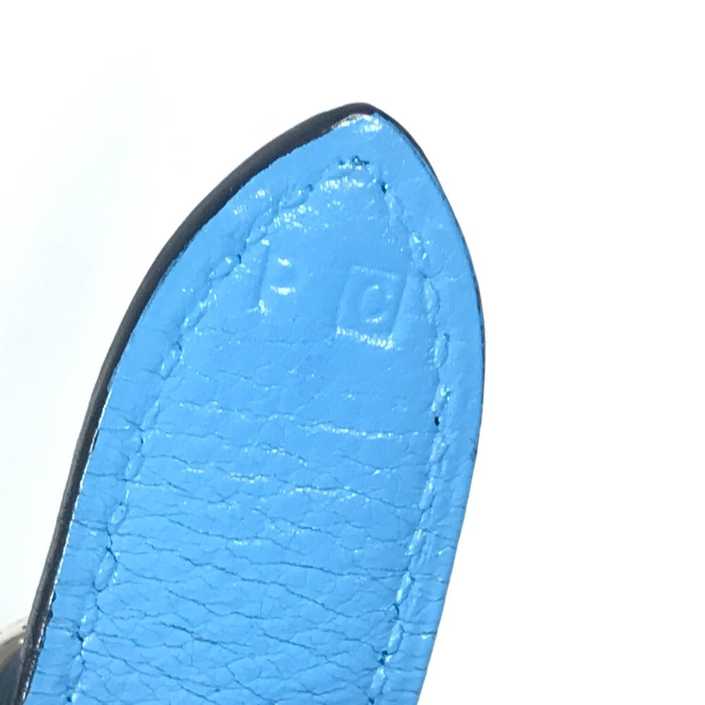 HERMES トリム31 トリム 31 カバン トートバッグ 肩掛け ショルダーバッグ レザー ユニセックス ブルー