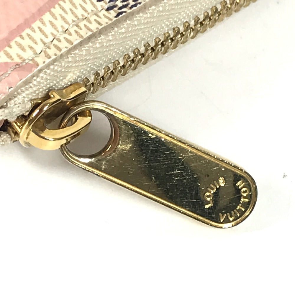 LOUIS VUITTON N60098 ダミエアズール タヒチ ジッピーコインパース 財布 小銭入れ ラウンドファスナー コインケース ダミエアズールキャンバス ユニセックス ホワイト