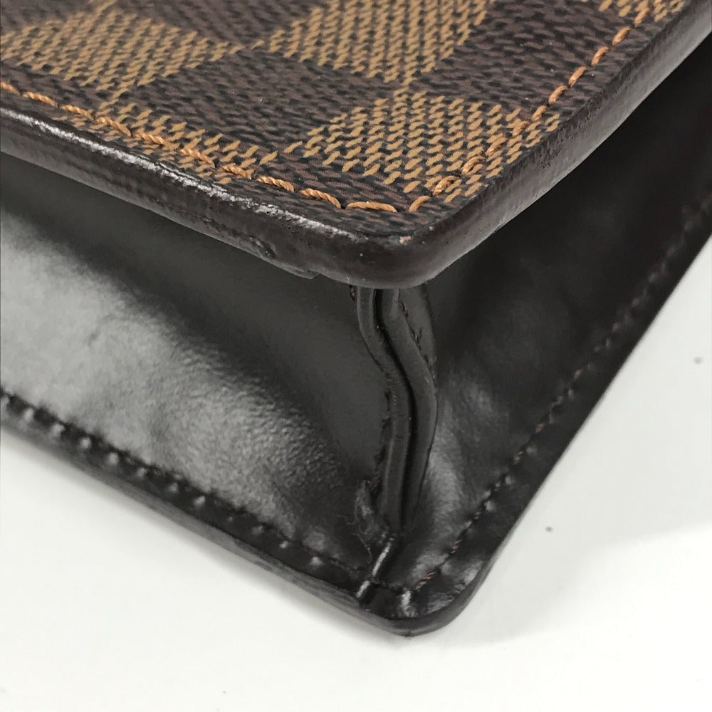 LOUIS VUITTON N45271 ダミエ ポートベロー カバン 斜め掛け ポシェット ショルダーバッグ ダミエキャンバス ユニセックス エベヌ ブラウン