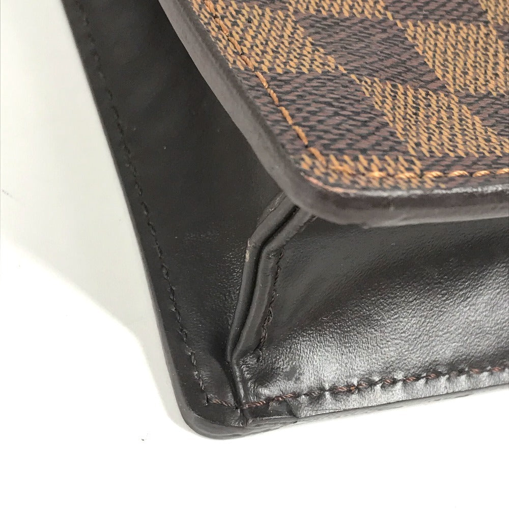 LOUIS VUITTON N45271 ダミエ ポートベロー カバン 斜め掛け ポシェット ショルダーバッグ ダミエキャンバス ユニセックス エベヌ ブラウン