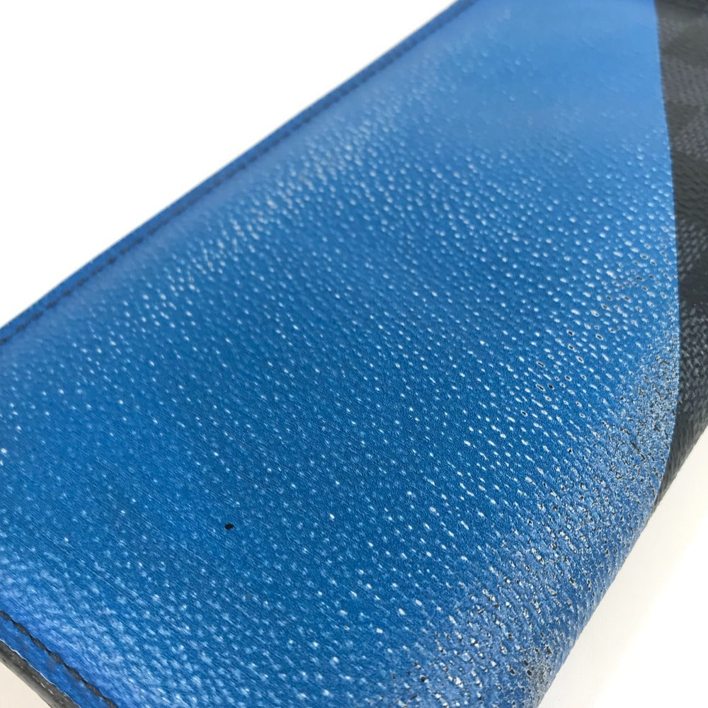 LOUIS VUITTON N41593 ダミエコバルト アメリカズカップ 2017 ポルトフォイユ ブラザ 2つ折り ロングウォレット 長財布 ダミエコバルトキャンバス ユニセックス ネイビー