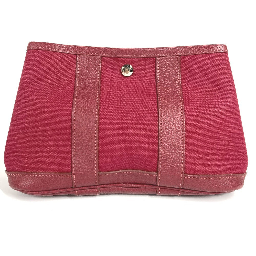 HERMES ガーデンパーティ TTPM ガーデンパーティTTPM カバン セカンドバッグ ミニバッグ ポーチ トワルオフィシエ レディース レッド系