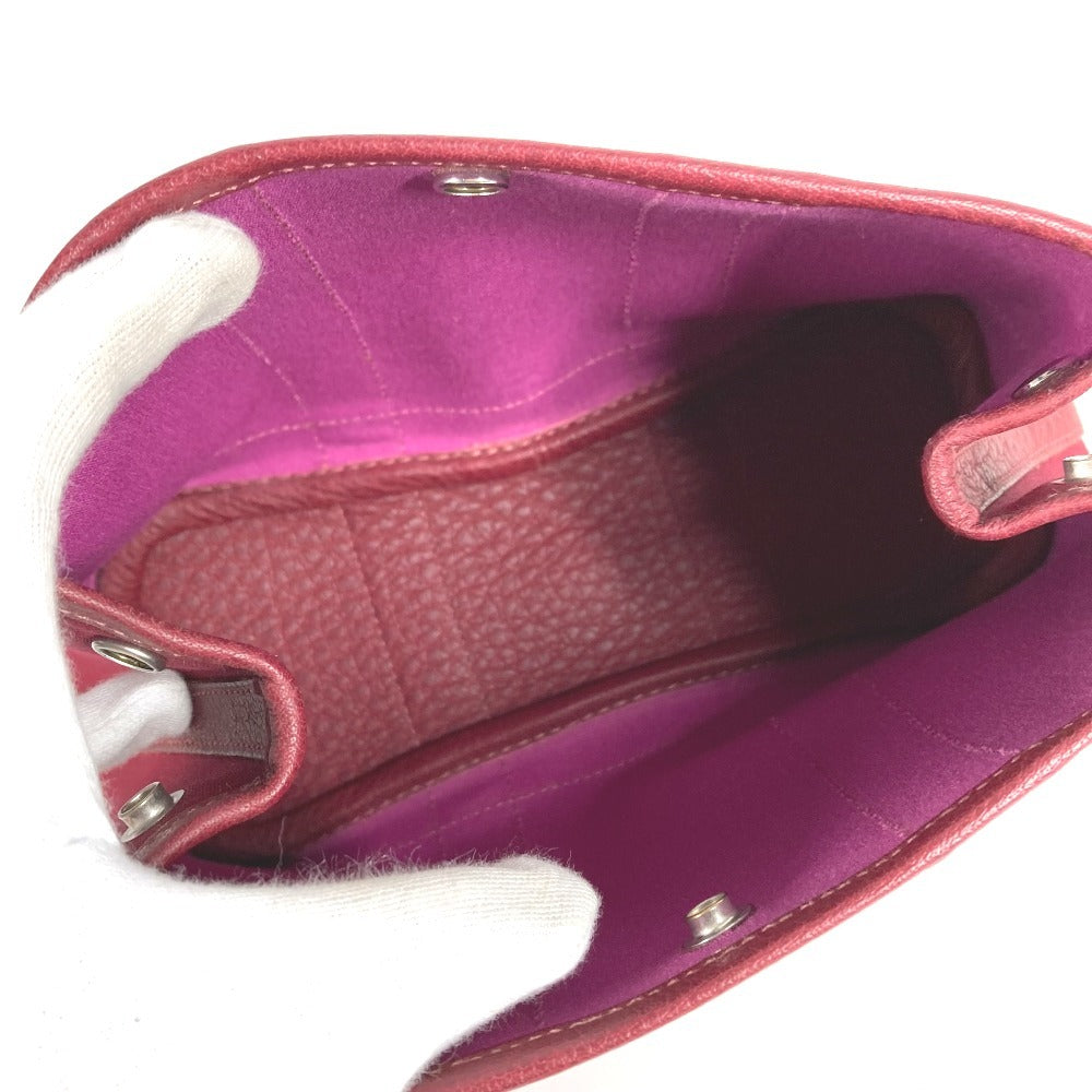 HERMES ガーデンパーティ TTPM ガーデンパーティTTPM カバン セカンドバッグ ミニバッグ ポーチ トワルオフィシエ レディース レッド系