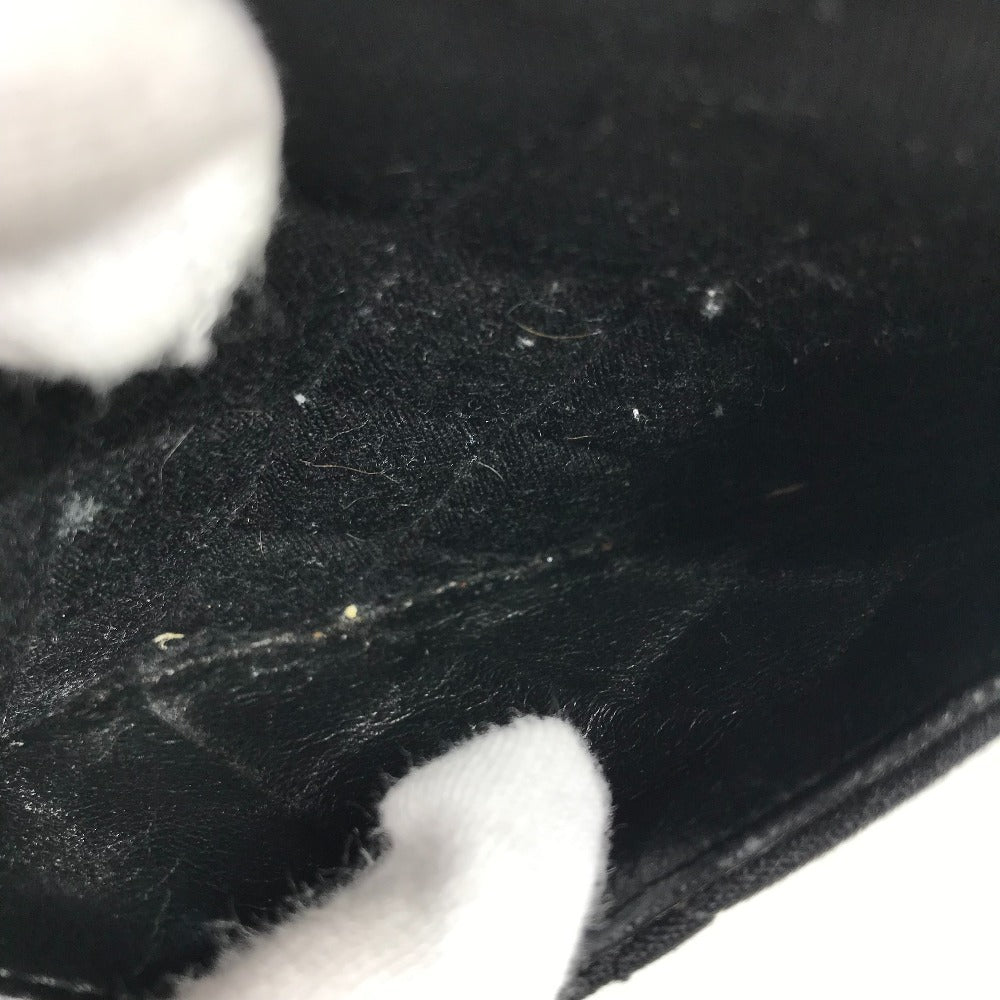 CHANEL キルティング マトラッセ CC ココマーク ロゴ ミニ カバン Wチェーン ポシェット フラップ 斜め掛け ショルダーバッグ コットン レディース ブラック