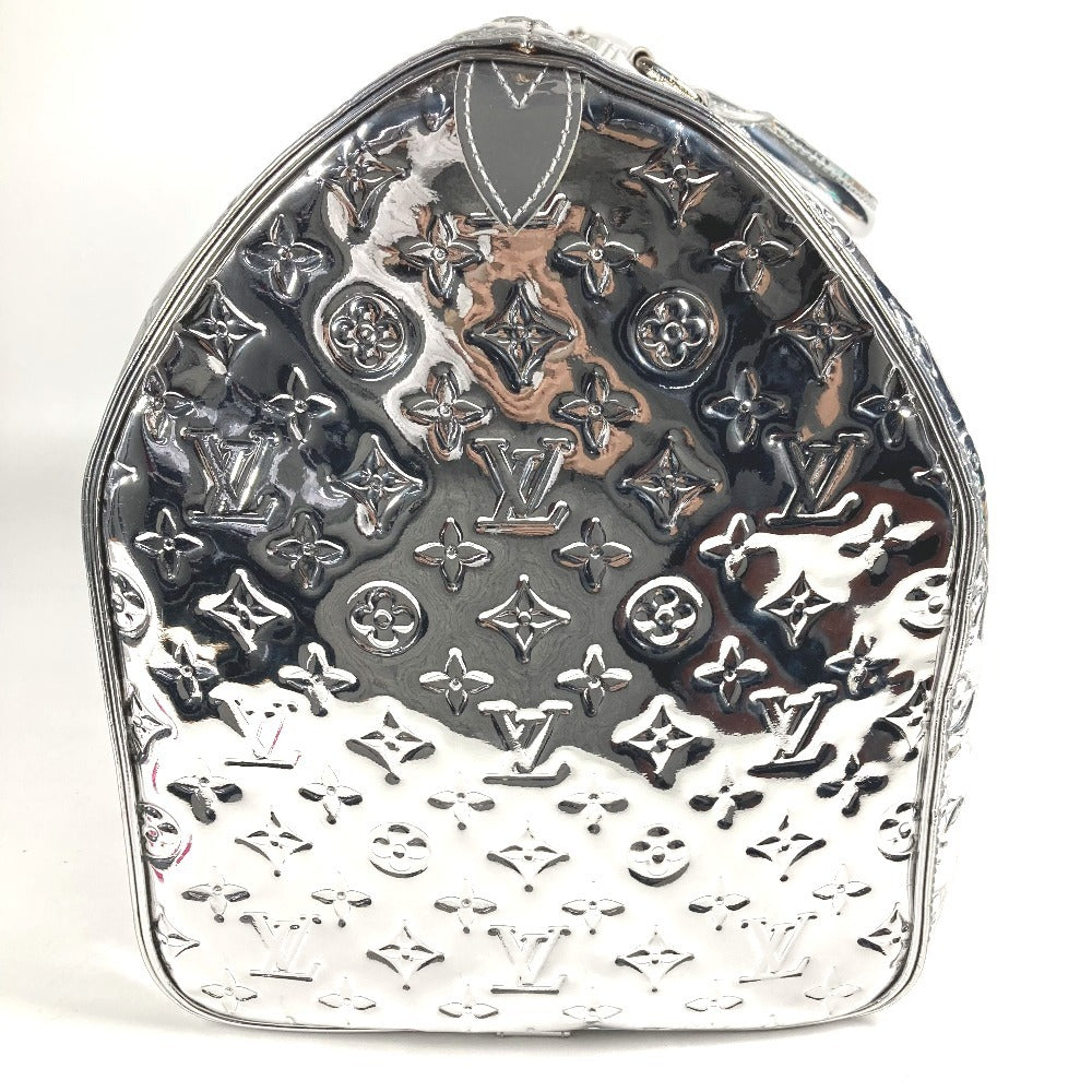 LOUIS VUITTON M95275 Monogram Miroir Keepall 55 Boston Bag, Travel Bag, Mirrored Boston Bag, Leather, Women's, Argent, Silver