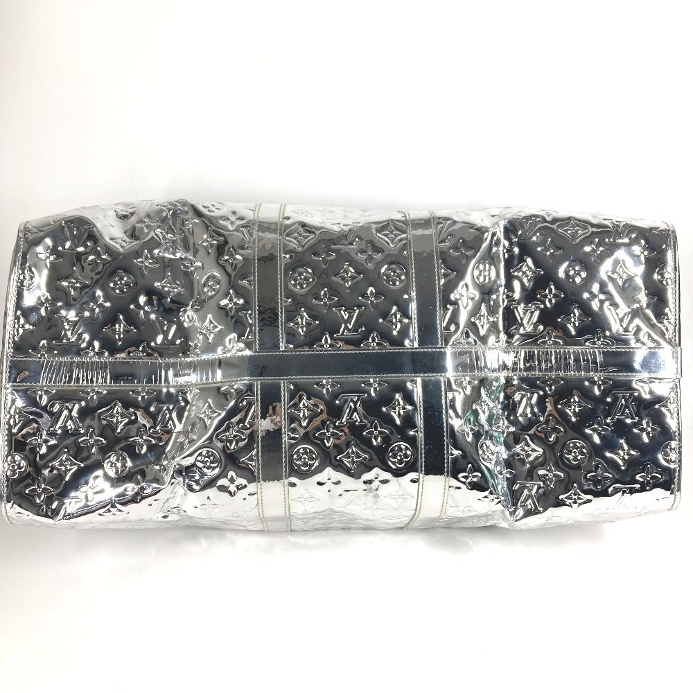 LOUIS VUITTON M95275 モノグラムミロワール キーポル55 キーポル 55 ボストンバッグ カバン 旅行バッグ トラベルバッグ ミラー ボストンバッグ レザー レディース アルジャン シルバー