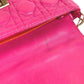 Dior 2WAYバッグ クラッチバッグ カナージュ ロゴ カバン 斜め掛け チェーンバッグ ショルダーバッグ レザー レディース ピンク