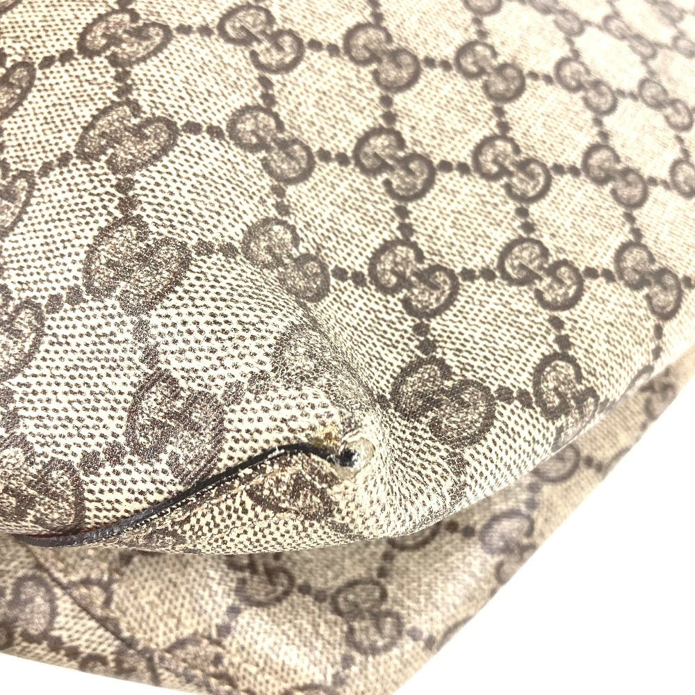 GUCCI GGスプリーム リバーシブル GG ロゴ カバン 肩掛け トートバッグ ショルダーバッグ GGスプリームキャンバス ユニセックス ベージュ