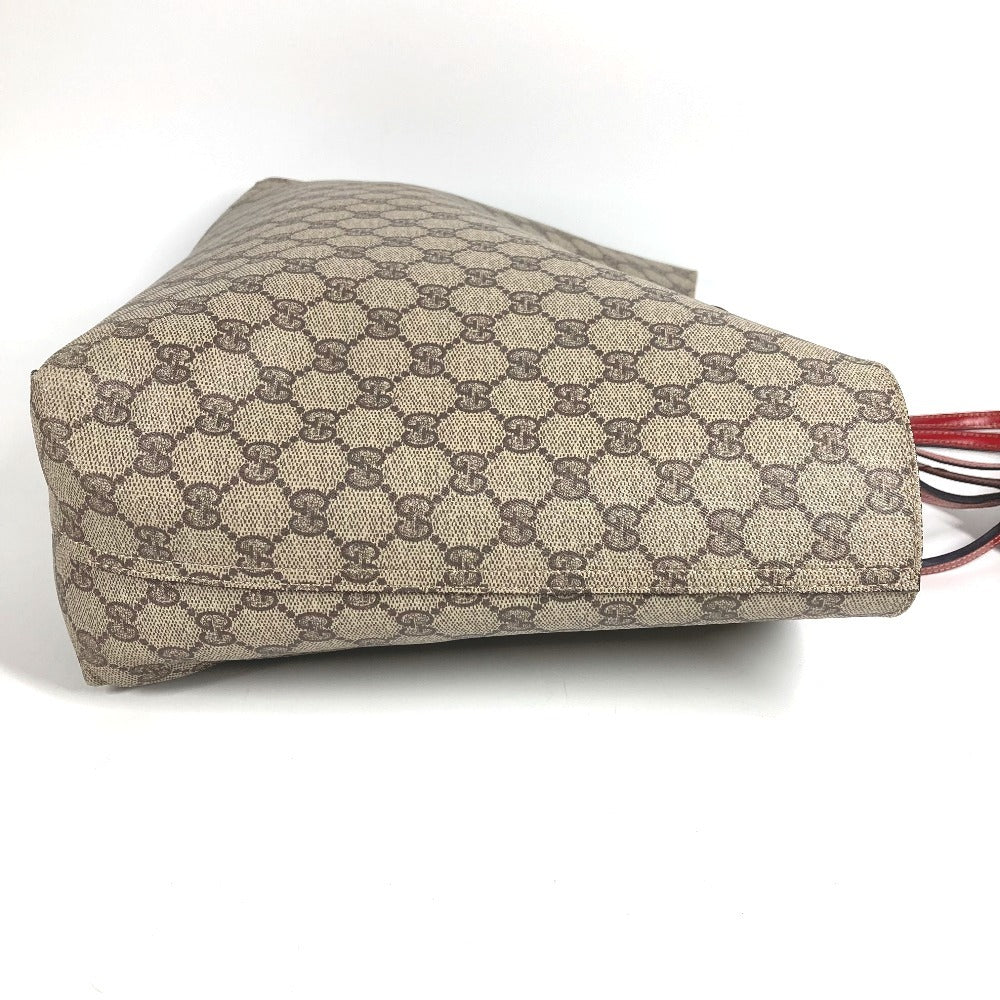 GUCCI GGスプリーム リバーシブル GG ロゴ カバン 肩掛け トートバッグ ショルダーバッグ GGスプリームキャンバス ユニセックス ベージュ