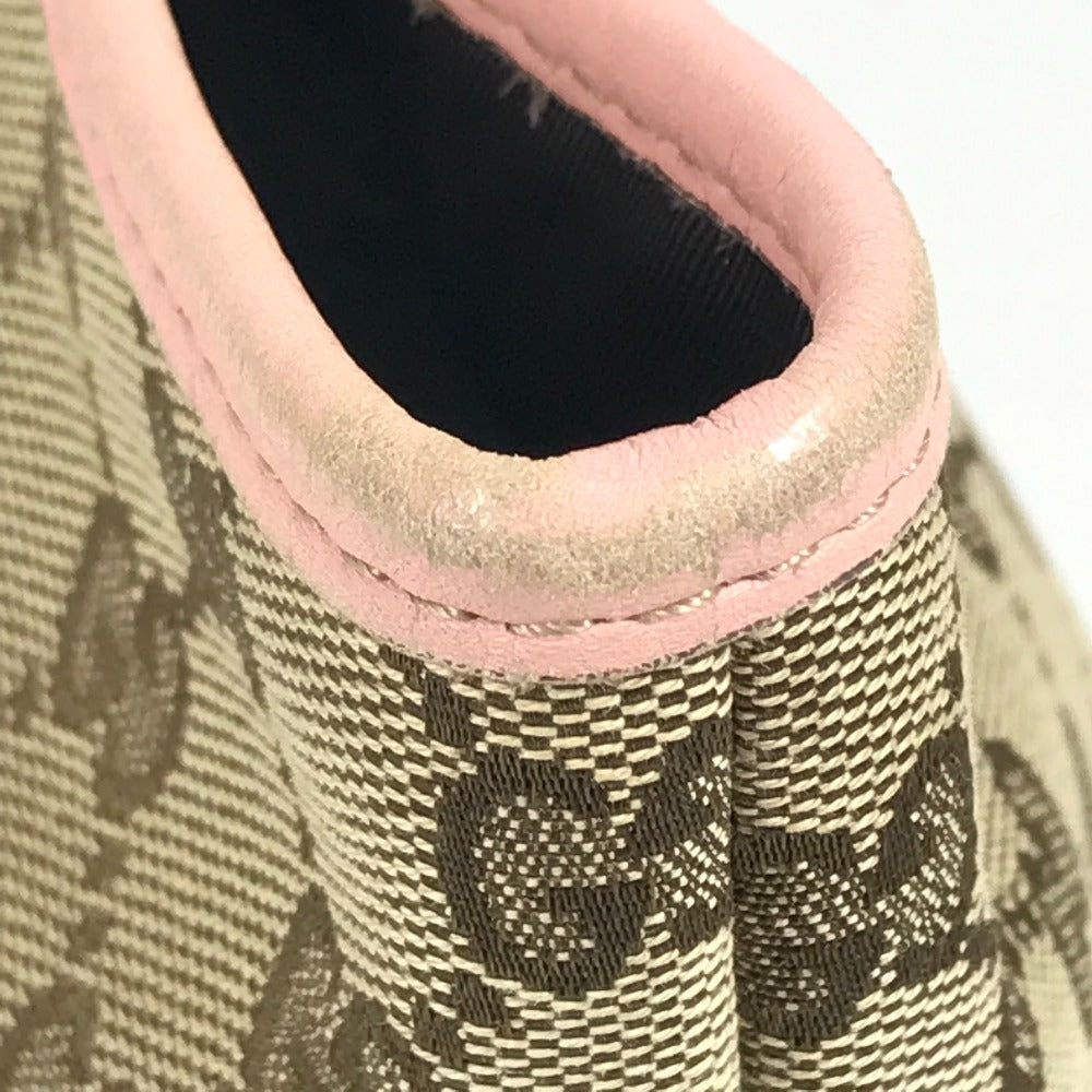 GUCCI 271101 GG パパガッロ オウム チャーム付き トートバッグ ハンドバッグ GGキャンバス/レザー キッズ ピンク