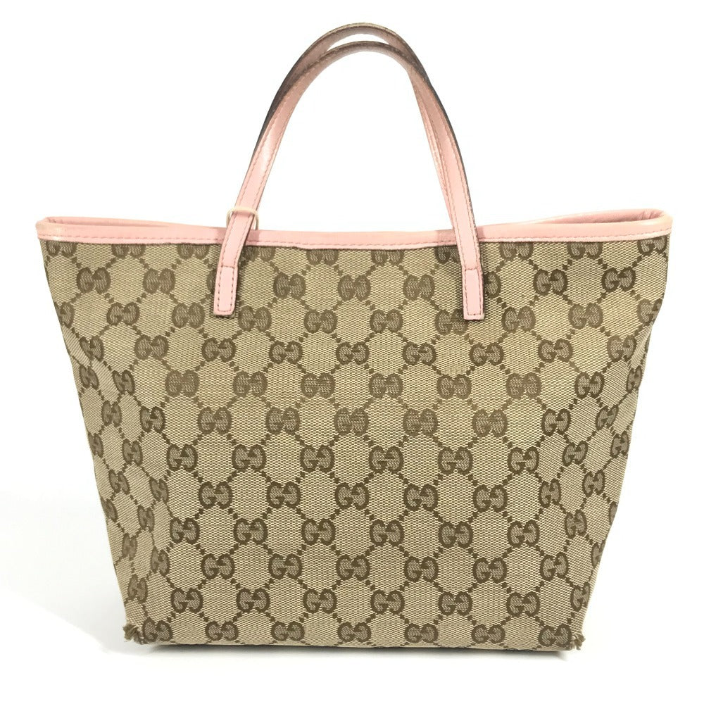GUCCI 271101 GG パパガッロ オウム チャーム付き トートバッグ ハンドバッグ GGキャンバス/レザー キッズ ピンク