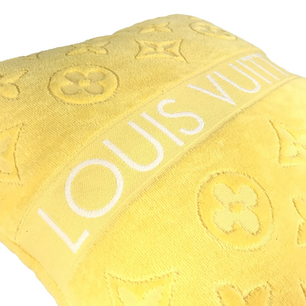 LOUIS VUITTON M78482 クッション・LV バケーション モノグラム ピロー 枕 インテリア クッション コットン レディース イエロー