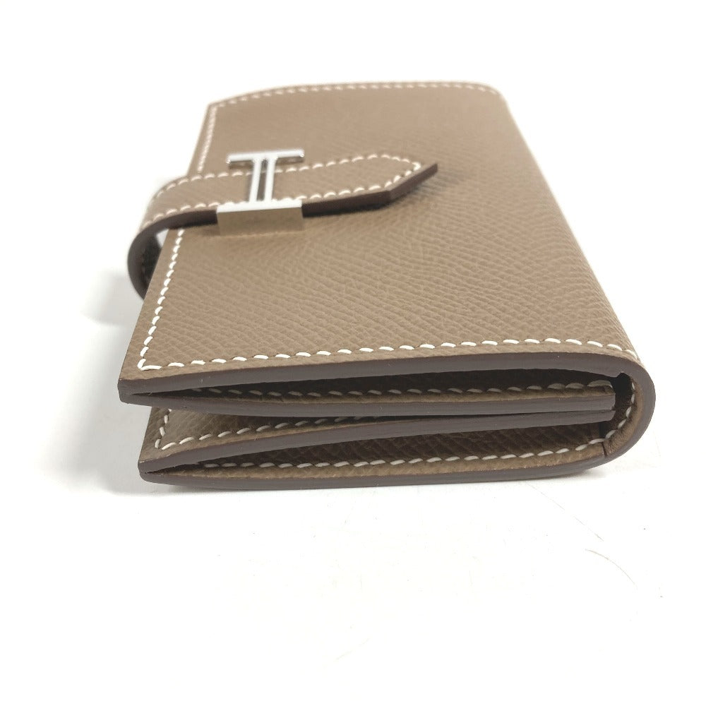 HERMES ベアン Hロゴ 名刺入れ パスケース 2つ折り カードケース