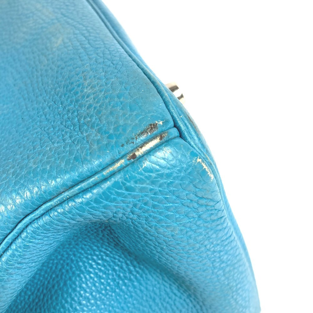 HERMES バーキン35 バーキン 35 カバン トートバッグ ハンドバッグ トリヨンクレマンス レディース ブルージーン ブルー