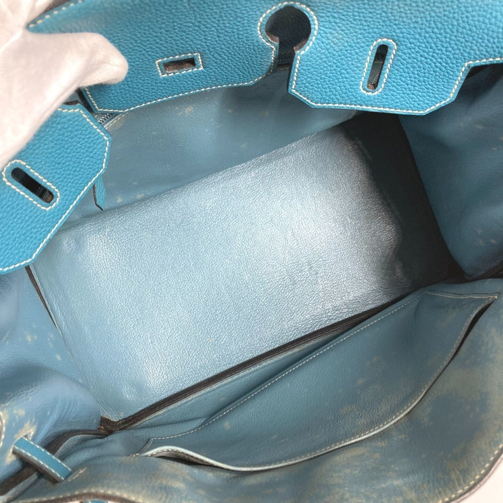 HERMES バーキン35 バーキン 35 カバン トートバッグ ハンドバッグ トリヨンクレマンス レディース ブルージーン ブルー