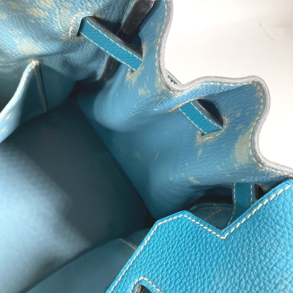 HERMES バーキン35 バーキン 35 カバン トートバッグ ハンドバッグ トリヨンクレマンス レディース ブルージーン ブルー