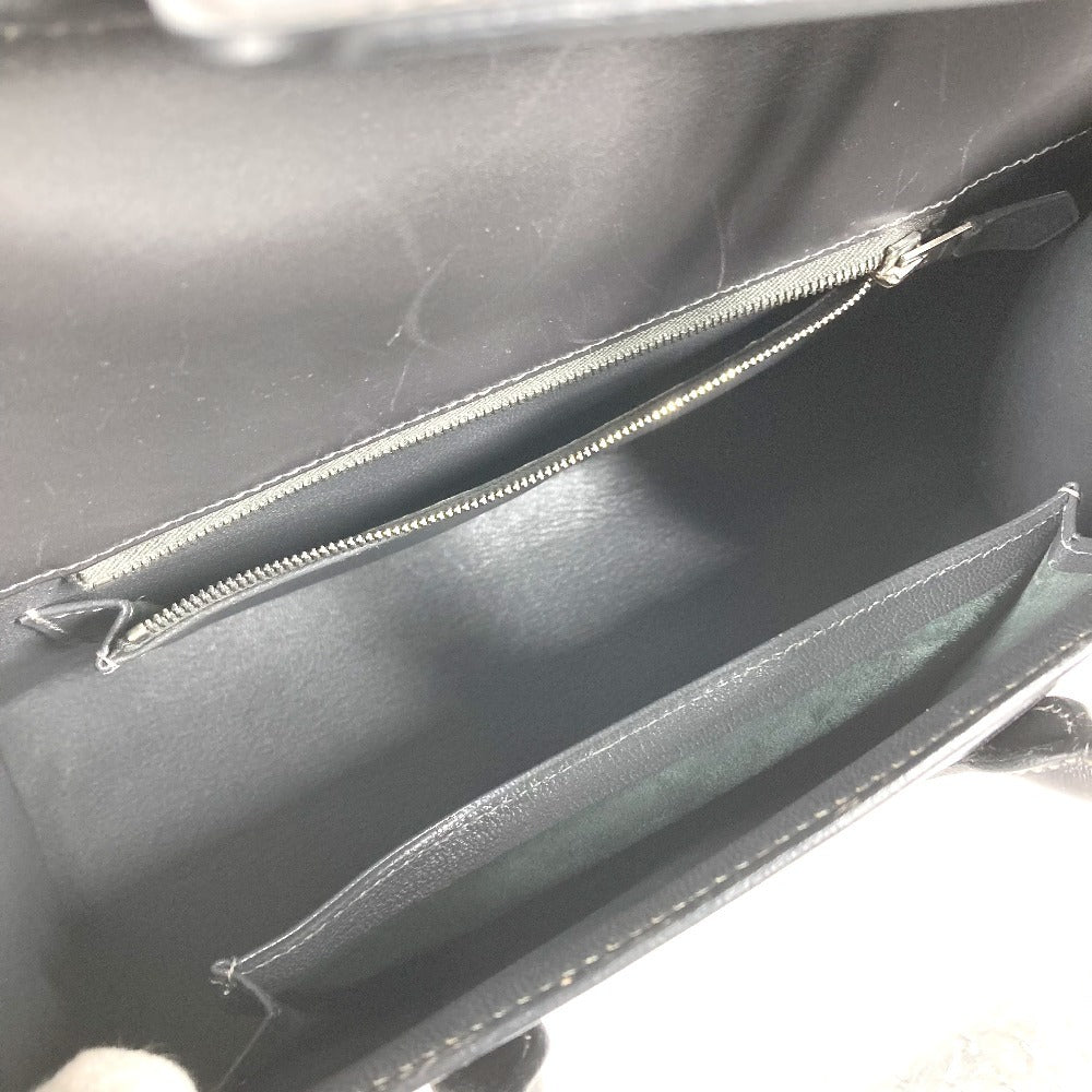 HERMES H金具 ドラッグ27 ドラッグ 27 カバン トートバッグ ハンドバッグ レザー ユニセックス グレー