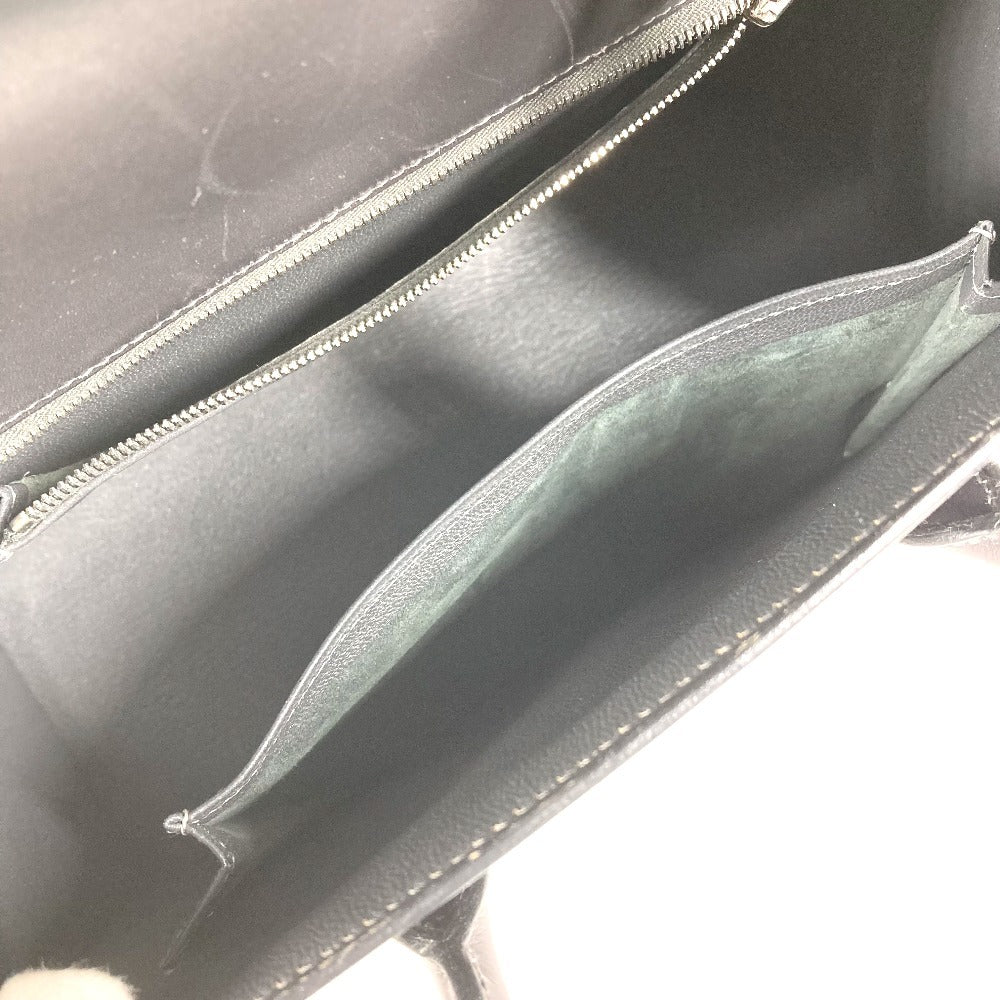 HERMES H金具 ドラッグ27 ドラッグ 27 カバン トートバッグ ハンドバッグ レザー ユニセックス グレー