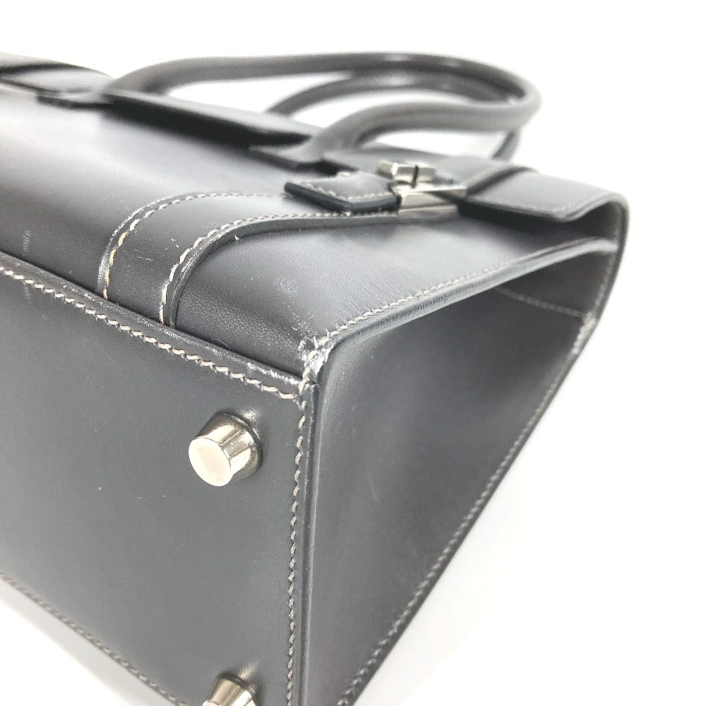 HERMES H金具 ドラッグ27 ドラッグ 27 カバン トートバッグ ハンドバッグ レザー ユニセックス グレー