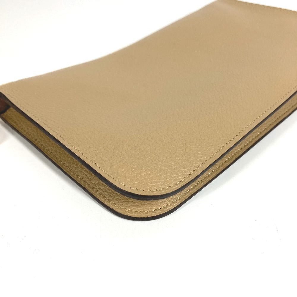 HERMES ジップアンゴー トゥーゴー シェーヌダンクル ポーチ 《ジップアンゴー》 トゥー・ゴー シェーヌ・ダンクル ハンドバッグ カバン 肩掛け ショルダーバッグ エヴァーカラー ユニセックス ベージュ