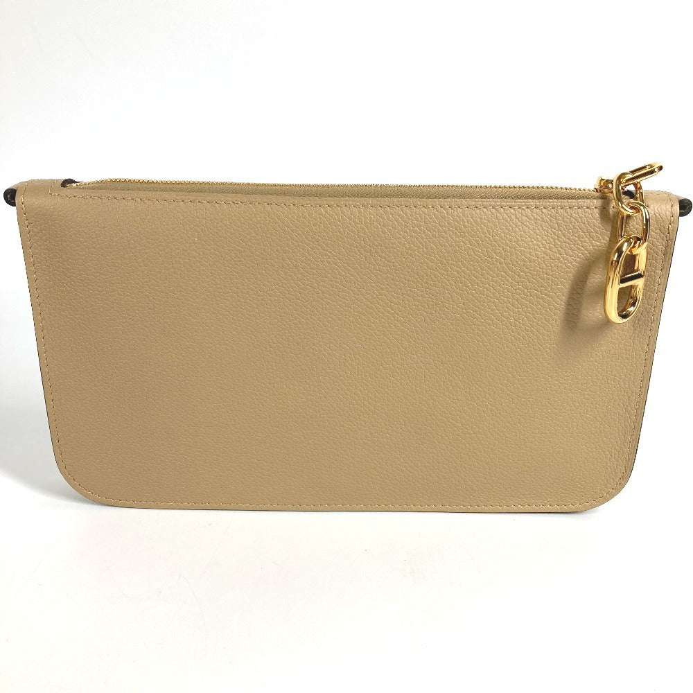 HERMES ジップアンゴー トゥーゴー シェーヌダンクル ポーチ 《ジップアンゴー》 トゥー・ゴー シェーヌ・ダンクル ハンドバッグ カバン 肩掛け ショルダーバッグ エヴァーカラー ユニセックス ベージュ