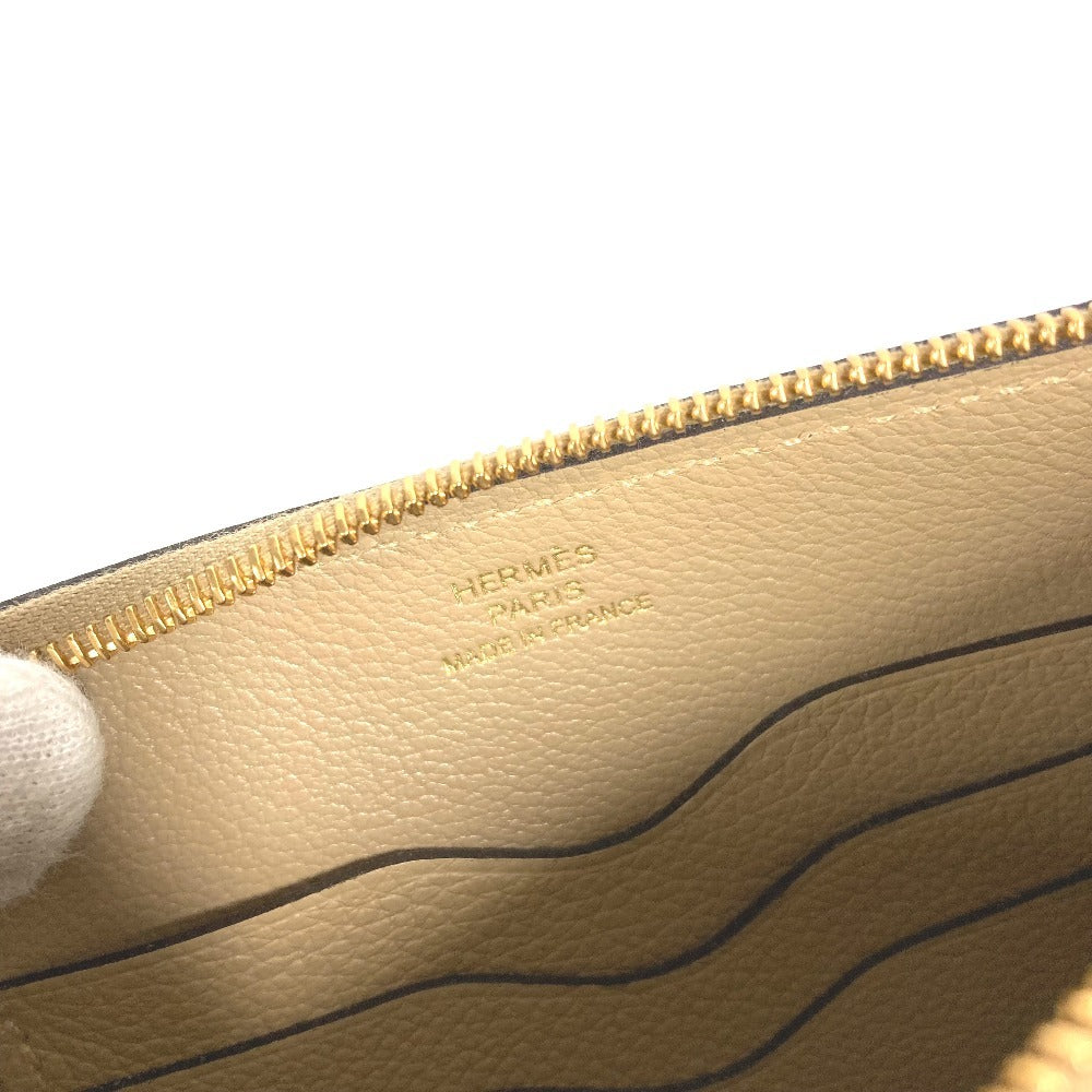 HERMES ジップアンゴー トゥーゴー シェーヌダンクル ポーチ 《ジップアンゴー》 トゥー・ゴー シェーヌ・ダンクル ハンドバッグ カバン 肩掛け ショルダーバッグ エヴァーカラー ユニセックス ベージュ