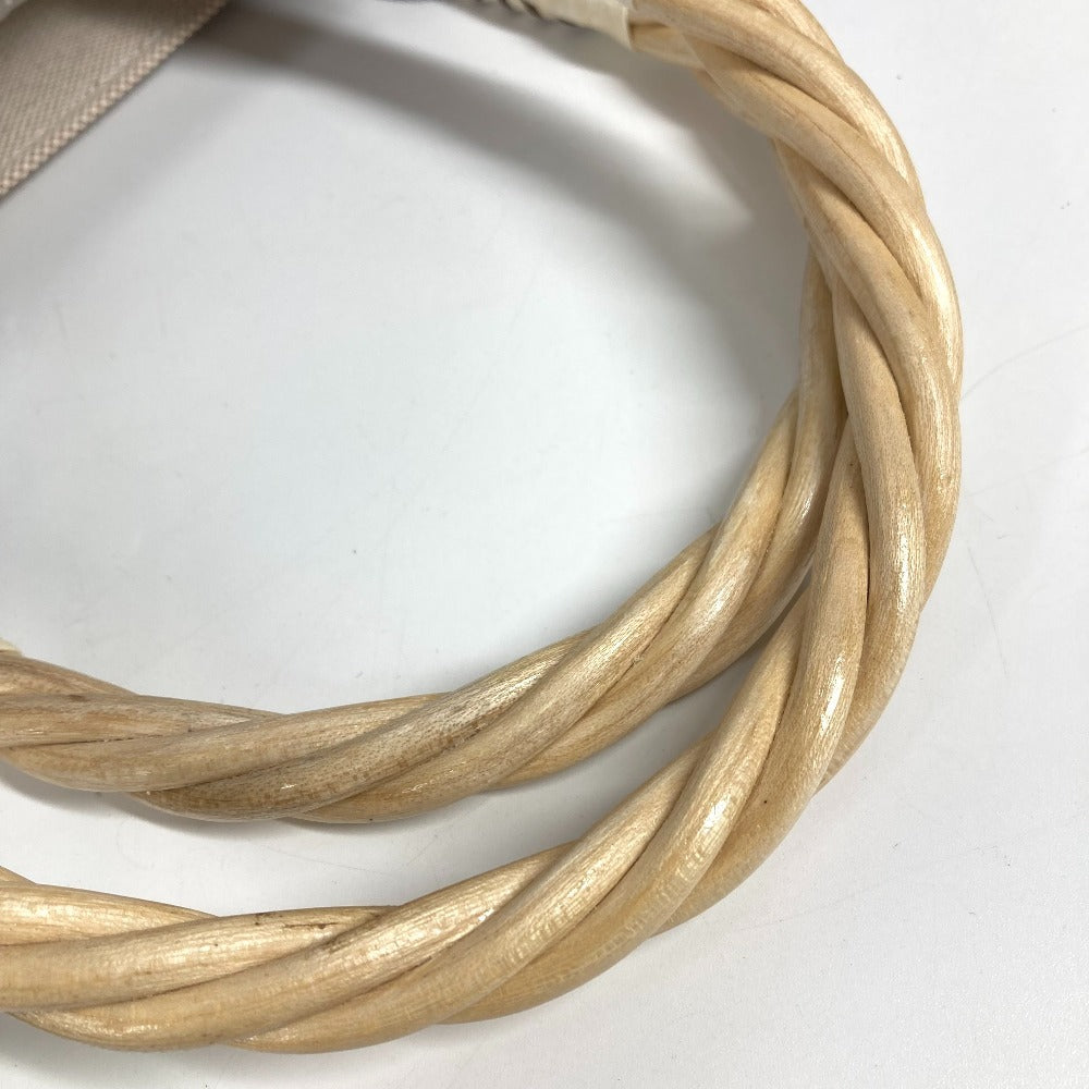 HERMES スティープル ラージ トートバッグ 肩掛け カバン トートバッグ ショルダーバッグ レザー レディース ベージュ