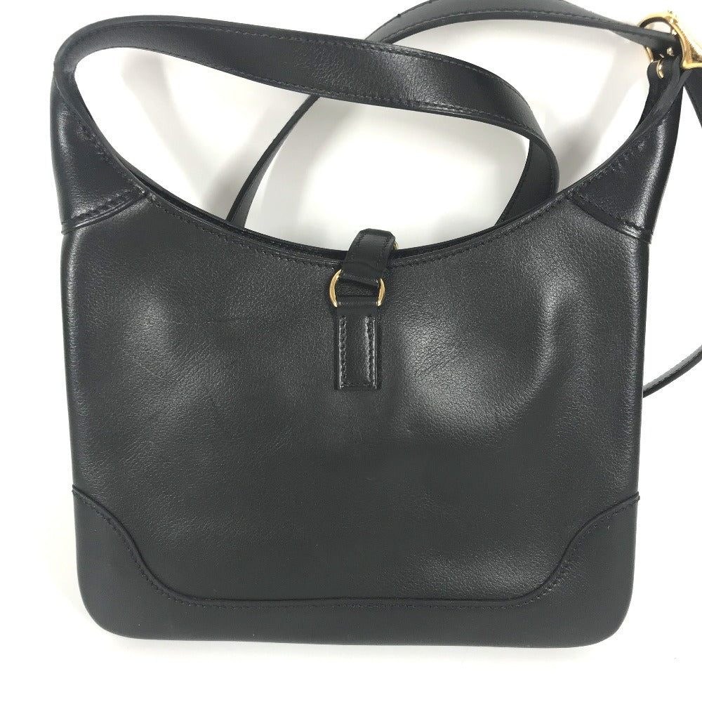 HERMES トリム デュオ 24 トリムデュオ 24 カバン 斜め掛け ショルダーバッグ レディース ブラック
