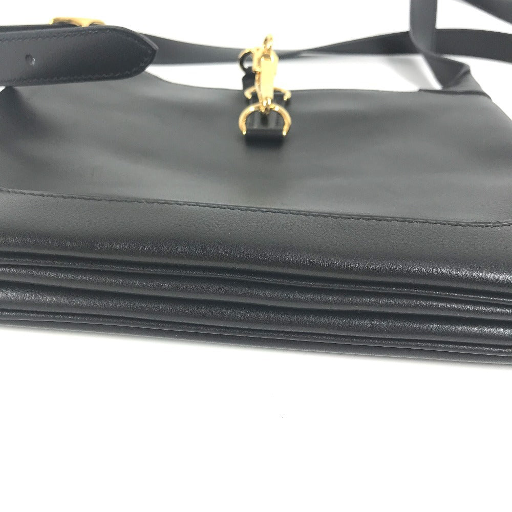 HERMES トリム デュオ 24 トリムデュオ 24 カバン 斜め掛け ショルダーバッグ レディース ブラック