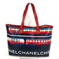 CHANEL Central Station Shoulder Bag/Tote Bag in Leather/PVC, Red, for Women