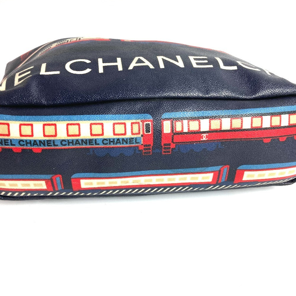 CHANEL Central Station Shoulder Bag/Tote Bag in Leather/PVC, Red, for Women