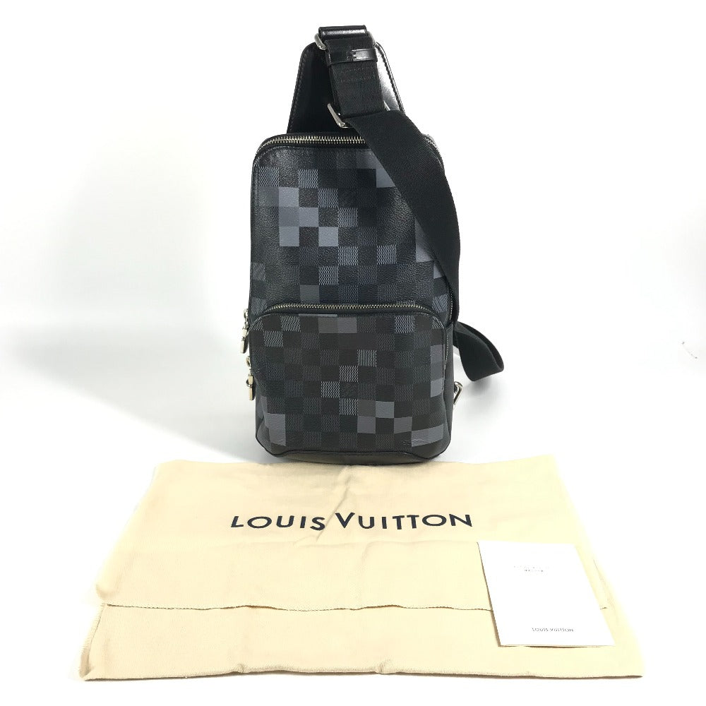 LOUIS VUITTON N40068 ダミエグラフィット ピクセル アヴェニュー スリングバッグ カバン ショルダーバッグ クロス ボディバッグ ダミエグラフィットキャンバス ユニセックス ブラック