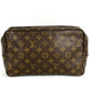 LOUIS VUITTON M47522 Monogram True Toilet 28 Makeup Pouch, Clutch Bag, Second Bag, Cosmetic Pouch, Monogram Canvas, Unisex, Brown